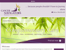 Tablet Screenshot of cancernavigatorsga.org